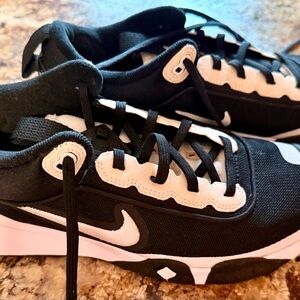 Nike Black and White turf Shoes